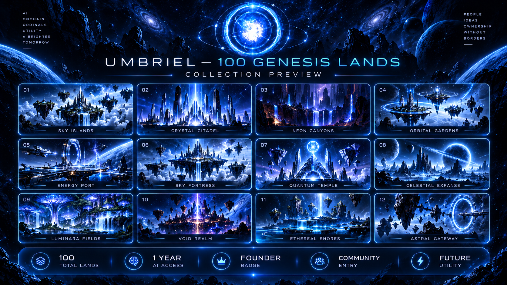 Umbriel 100 Genesis Lands concept gallery